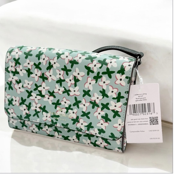 Kate Spade Dana Wallet On String Crossbody Bag - Picture 8 of 10